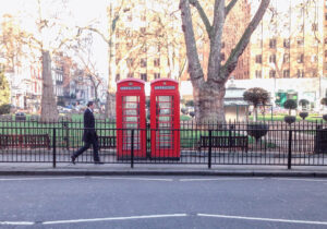 Cabine telefoniche a Londra